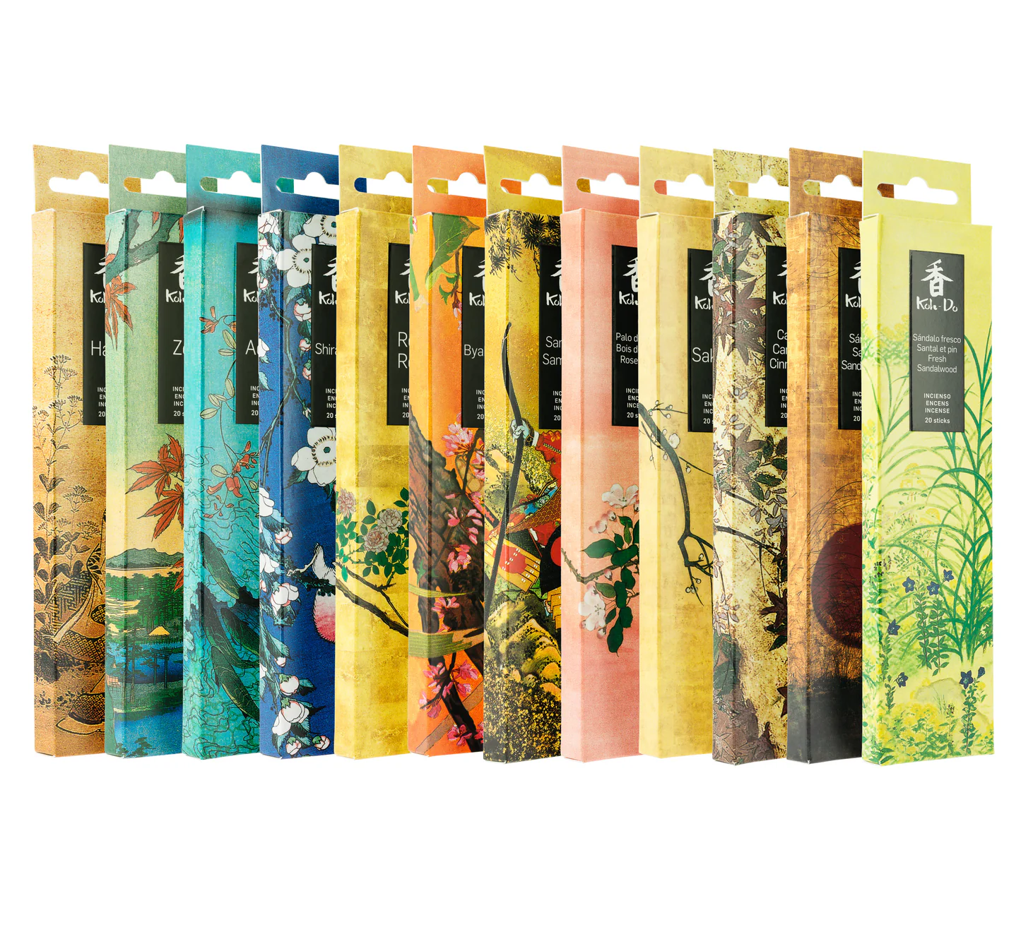 Pack Incienso Koh Do - 12 Aromas, Surtido 1