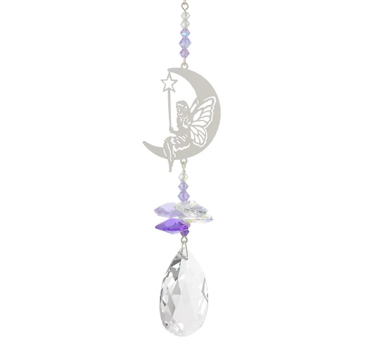 Crystal Fantasy Suncatcher - Fairy Moon