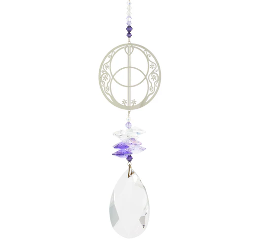 Crystal Fantasy Suncatcher - Vesica Piscis, Large