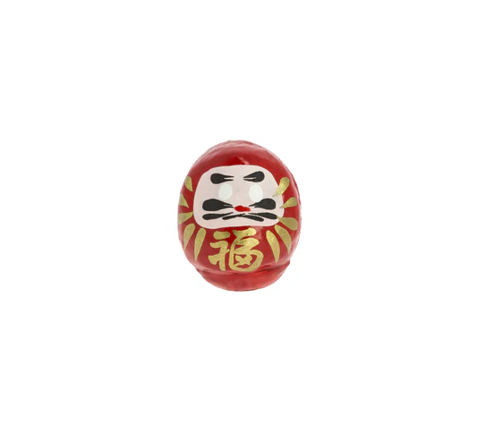 Red Traditional Daruma  - Good Fortune, Small