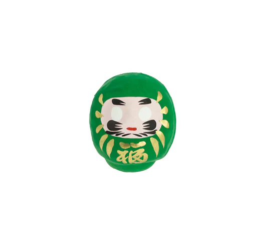 Green Traditional Daruma  - Health, Medium