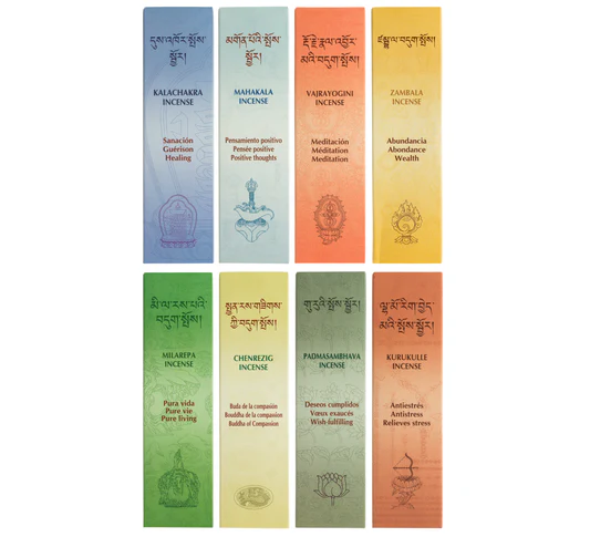 Tibetan Incense Pack - 8 Fragances