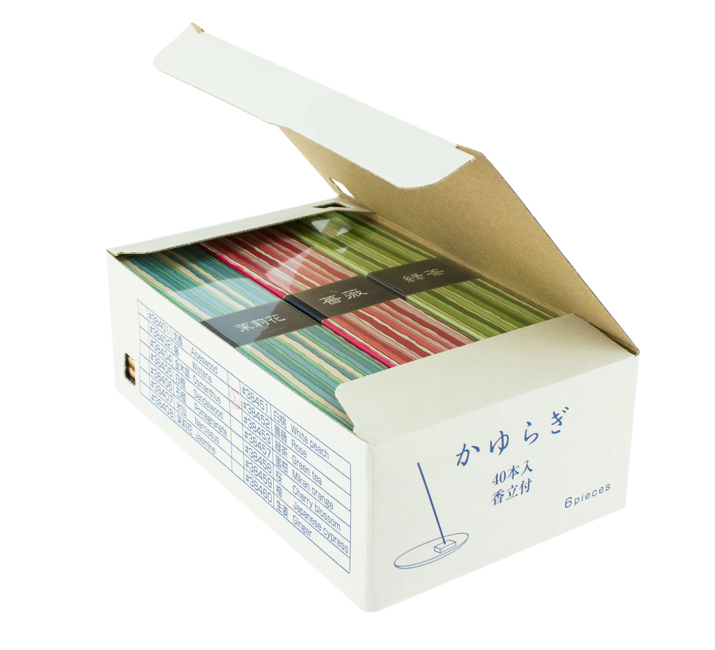 Pack Incienso Kayuragi - 6 Aromas Best-Sellers